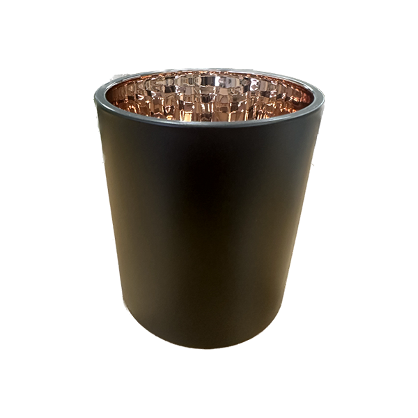 Candela Tumblers - Matt Black / Rose Gold - Large