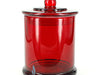  Candela Metro Jars - External Transparent Red - Knob Lid - Large by Candle Supply sold by Candle Supply