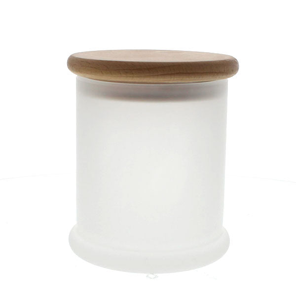  Candela Metro Jars - Frosted Glass - No Lid - Large by Candle Supply sold by Candle Supply
