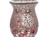 Mosaic - Powder Pink Kaleidoscope Crackle - Tealight Burners