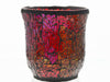Mosaic - Red Reflections Crackle - Hurricane - Large