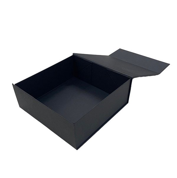 Hamper Gift Box – Medium Square 300mm x 300mm – Matt Black