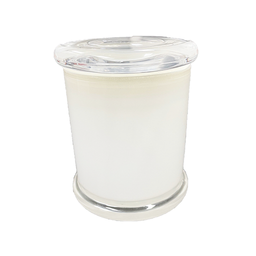  Candela Metro Jars - Opaque White - Flat Lid - Large by Candle Supply sold by Candle Supply