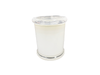 Candela Metro Jars - Opaque White - Flat Lid - Small