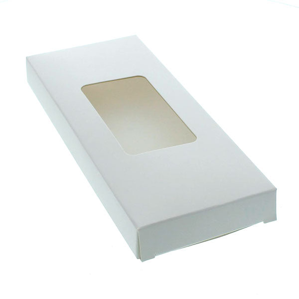 Tealight Boxes Std - Holds 10 - WHITE - PVC Window