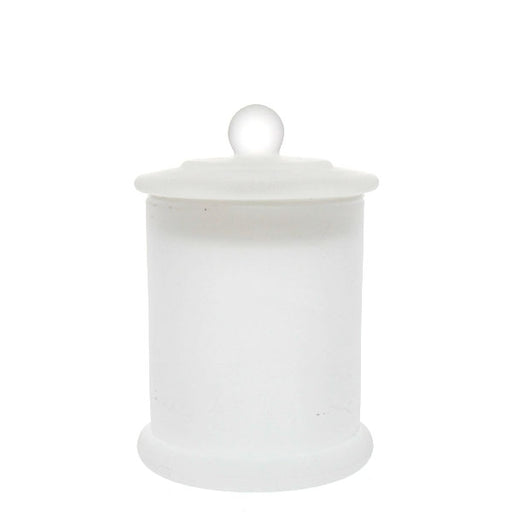  Candela Metro Jars - Frosted Glass - Knob Lid - Medium by Candle Supply sold by Candle Supply