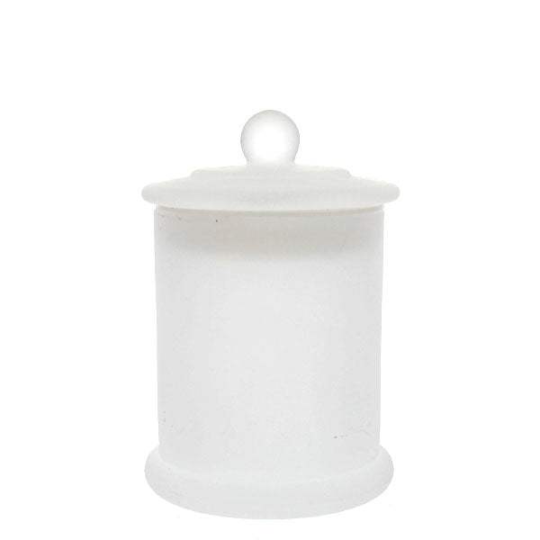  Candela Metro Jars - Frosted Glass - Knob Lid - Medium by Candle Supply sold by Candle Supply