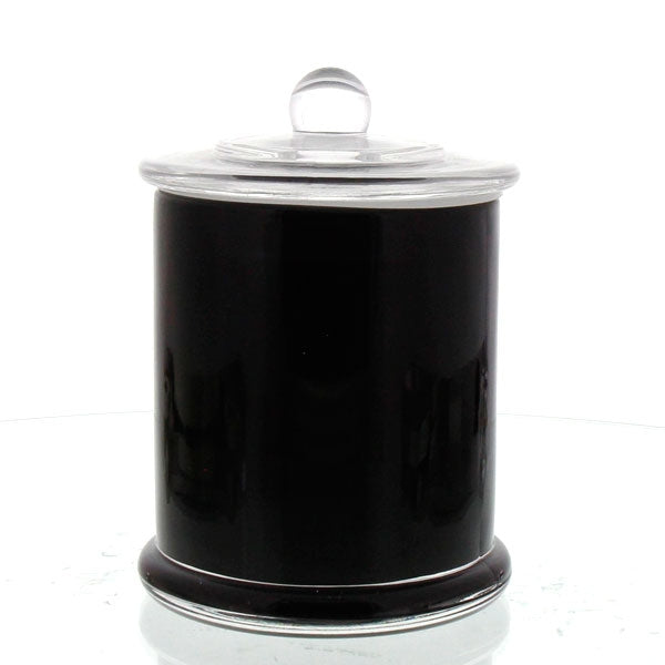 Candela Metro Jars - Opaque Black - Knob Lid - X-Large