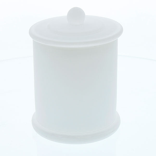 Candela Metro Jars - External Matt White - Knob Lid - X-Large