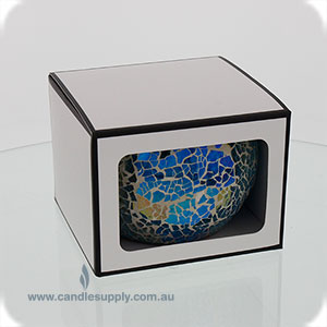 Mosaic - Gift Box - LARGE - WHITE/BLACK - WINDOW