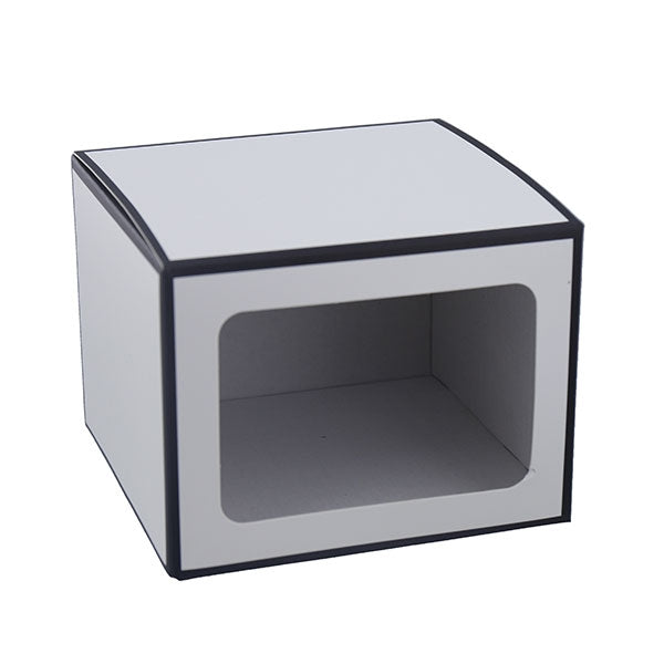 Candela Tumbler - Gift Box - Shallow - WHITE/BLACK - WINDOW