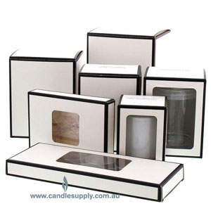Gift Boxes - White-Black