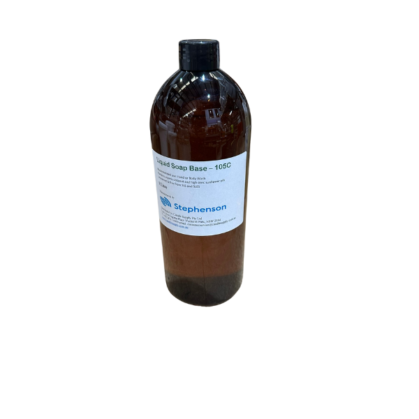 1 litre bottle of organic liquid soap base