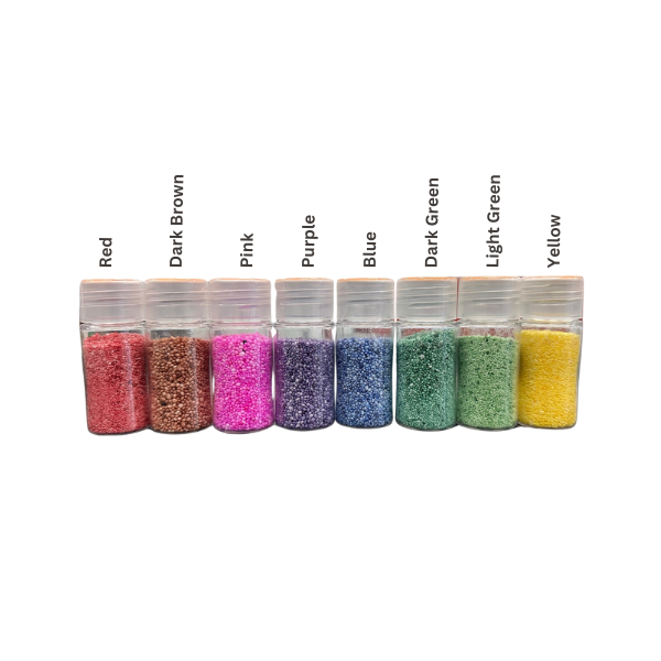 Coloured Crystal Palm Wax - Red