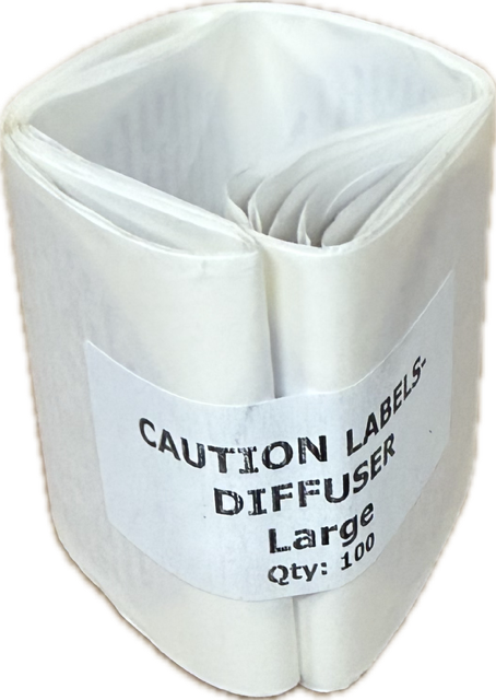 Caution Labels - Diffuser - Small - 3.0cm