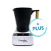 Black candle maker with white base labeled 'Chandler Me' on a white background