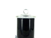 Candela Metro Jars - Opaque Black - Knob Lid - Small