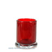  Candela Metro Jars - Transparent Red - No Lid - Small by Candle Supply sold by Candle Supply