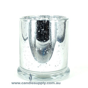  Candela Metro Jars - Sparkling Silver - No Lid - Large by Candle Supply sold by Candle Supply