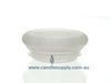  Candela Metro Lids - Frosted Glass - Flat - Small by Candle Supply sold by Candle Supply