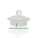  Candela Metro Lids - Frosted Glass - Knob - Small by Candle Supply sold by Candle Supply