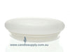  Candela Metro Lids - Frosted Glass - Flat - Large by Candle Supply sold by Candle Supply