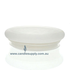  Candela Metro Lids - Frosted Glass - Flat - Large by Candle Supply sold by Candle Supply