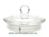 Candela Metro Lids - Clear Glass - Knob - Large