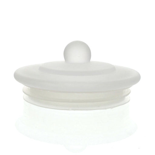  Candela Metro Lids - Frosted Glass - Knob - Medium by Candle Supply sold by Candle Supply