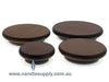  Candela Metro Lids - Dark Walnut - Large by Candle Supply sold by Candle Supply