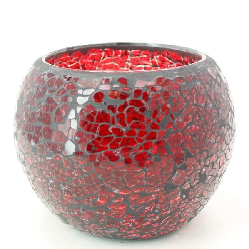 Mosaic - Red Crackle - Large