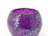 Mosaic - Dark Purple Crackle - Medium