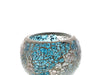 Mosaic - Soft Blue & Pink Crackle - Small