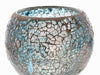 Mosaic - Soft Blue & Pink Crackle - Large