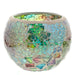 Mosaic - Emerald Green & Pink Kaleidoscope Crackle - Large