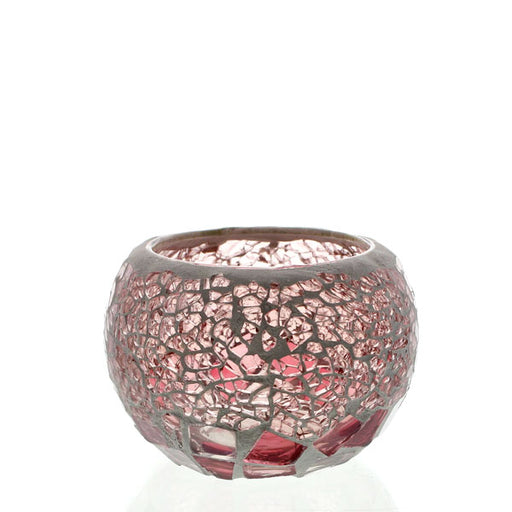 Mosaic - Powder Pink Kaleidoscope Crackle - Small