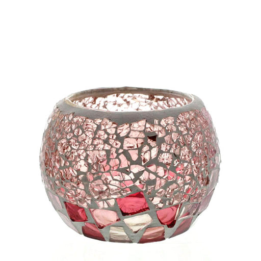 Mosaic - Powder Pink Kaleidoscope Crackle - Medium