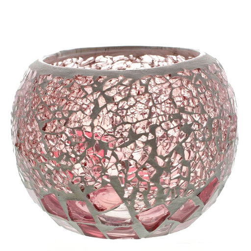 Mosaic - Powder Pink Kaleidoscope Crackle - Large