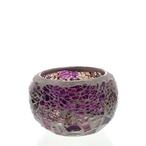 Mosaic - Dark & Light Purple Kaleidoscope Crackle - Small