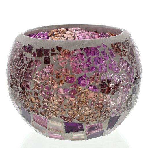 Mosaic - Dark & Light Purple Kaleidoscope Crackle - Large