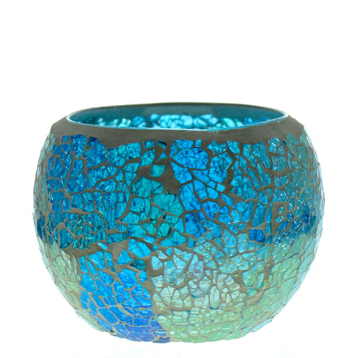 Mosaic - Aqua Azure Crackle - Medium