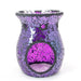 Mosaic - Dark Purple Crackle - Tealight Burners