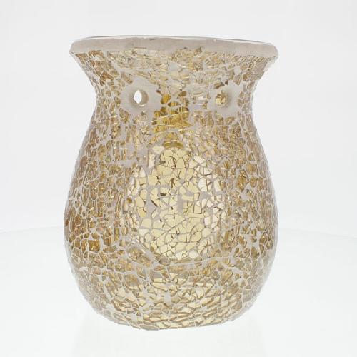 Mosaic - Ivory Crackle - Tealight Burners