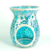 Mosaic - Aqua Azure Crackle - Tealight Burners