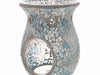 Mosaic - Soft Blue & Pink Crackle - Tealight Burners