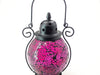 Mosaic - Light Purple Crackle - Tealight Lanterns