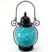 Mosaic - Turquoise Crackle - Tealight Lanterns