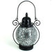 Mosaic - Silver Mirror Crackle - Charcoal Trim - Tealight Lanterns