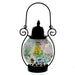 Mosaic - Emerald Green & Pink Kaleidoscope Crackle - Tealight Lanterns
