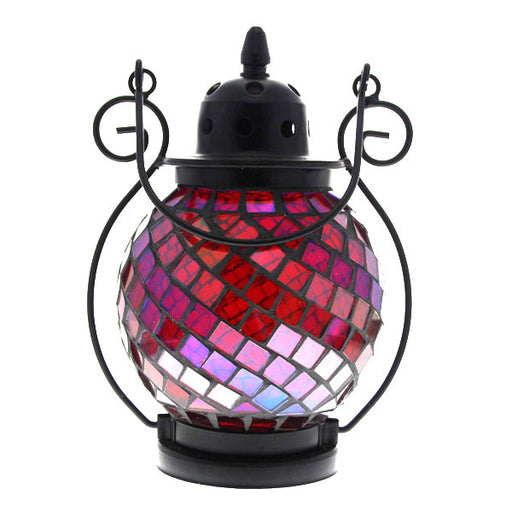 Mosaic - Red Diamond - Tealight Lanterns